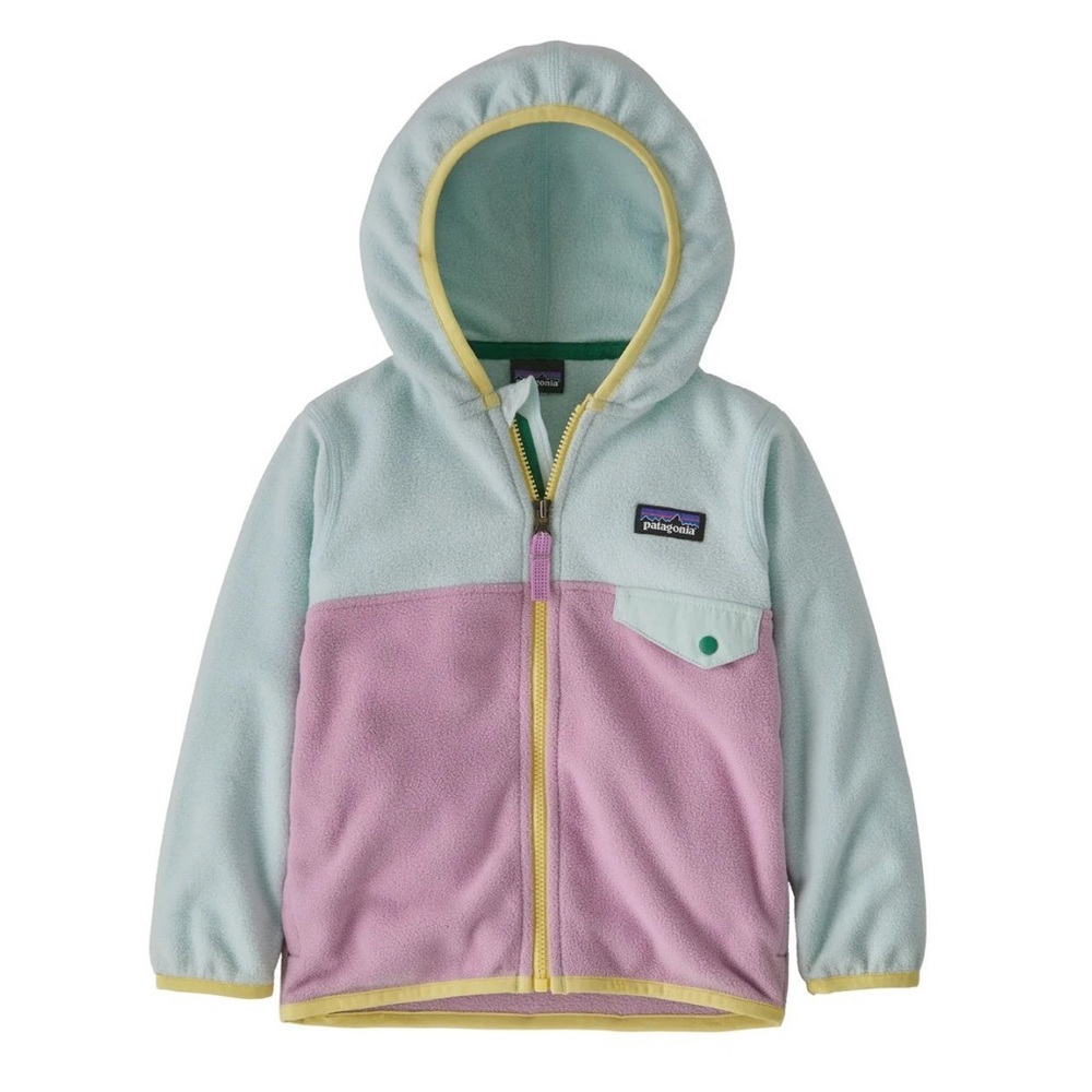 Patagonia Kids' Pastel Micro D Snap-T Fleece Hoodie